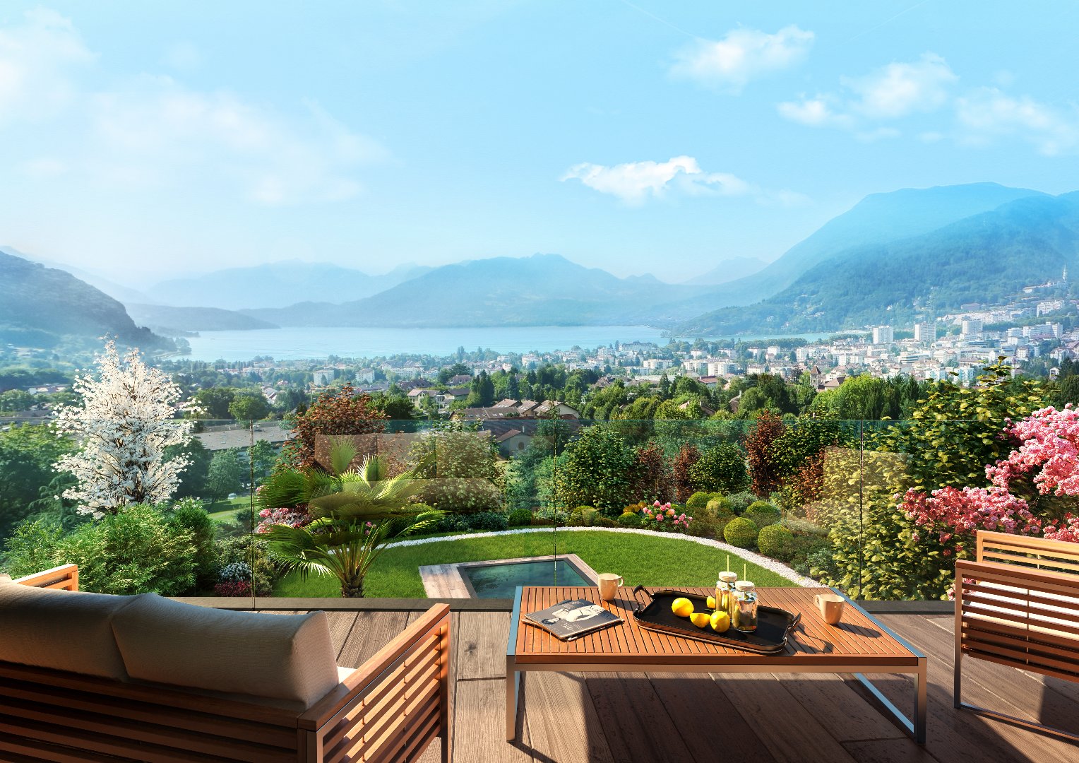 Programme immobilier neuf Annecy le Vieux 74940, magnifique vue lac et ...